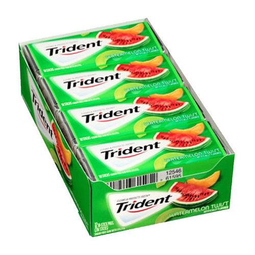 Caixa Chiclete Trident Watermelon Twist - Sabor Melancia