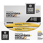 Caixa com 12 Barras Paleo Nuts Macadamia + Coco - Super Saúde Nutri