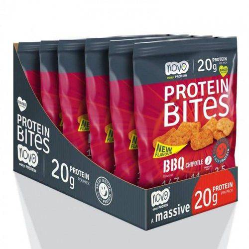 Caixa com 6 Protein Bites (Chips de Proteina) Chur