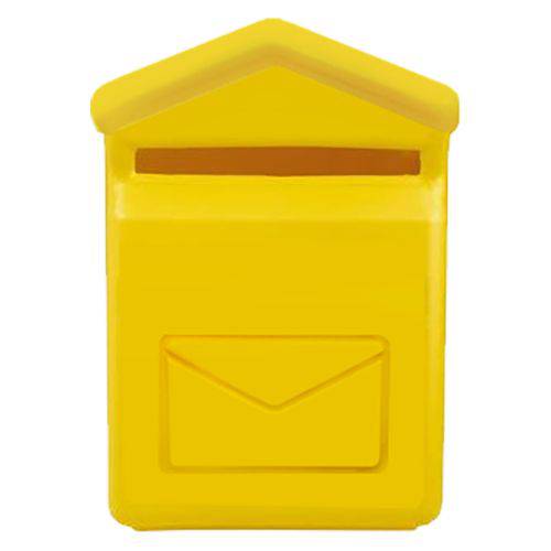 Caixa Correspondência Plástica Amarela