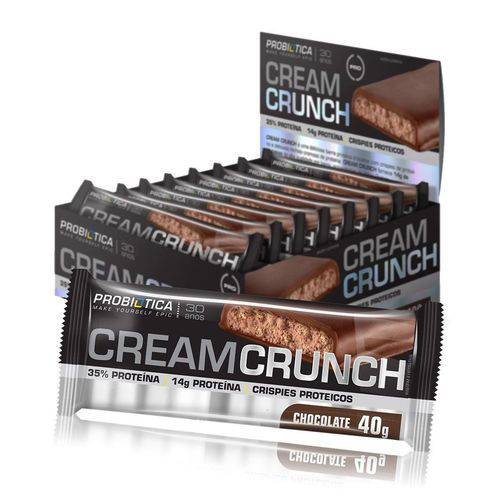 Caixa Cream Crunch 12 Unidades 40g - Probiótica