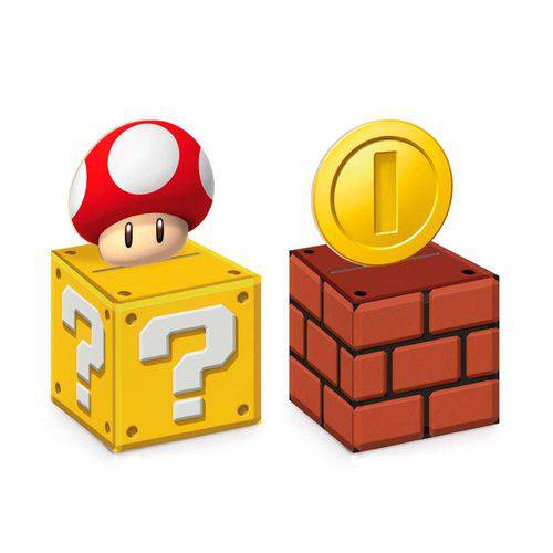 Caixa Cubo Super Mario Bros 08 Unidades - Cromus