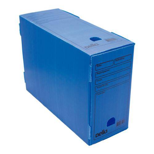 Caixa de Arquivo Morto Oficio Polidello Dello Azul 0326 C/25 Unid.