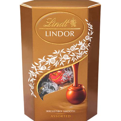 Caixa de Chocolate Suíço Lindor Assorted 200g - Lindt