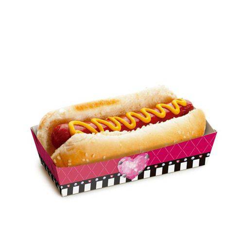 Caixa de Hot Dog Fashion Show 08 Unidades Cromus