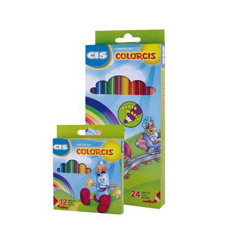 Caixa de Lápis 24 Cores Colorcis