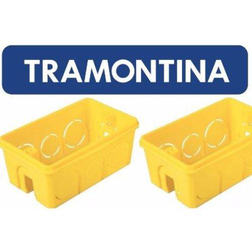 Caixa de Luz de Embutir 4x2 Retangular Tramontina - KIT 100