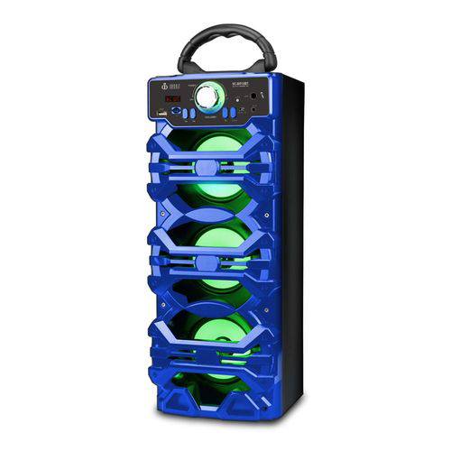 Caixa de Som Bluetooth 18Watts Torre Super Bass - VC-M910BT - Azul