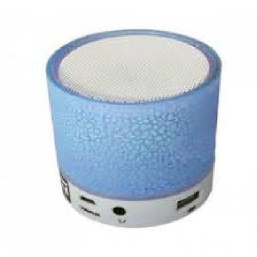 Caixa de Som Bluetooth com Iluminação SD USB A12BT - Azul