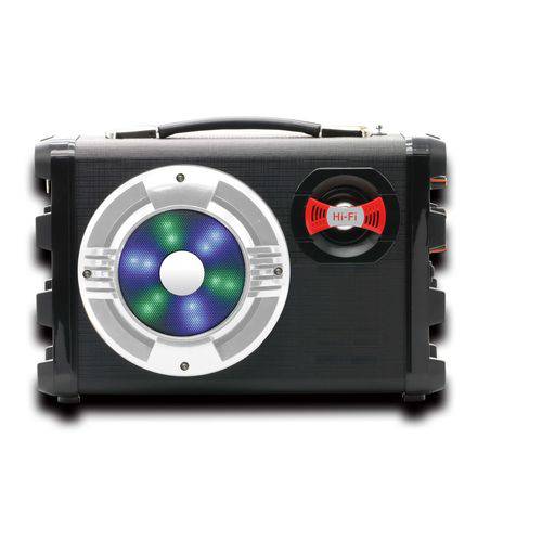 Caixa de Som Bluetooth Hoopson Rádio FM Gravação Audio MP3 - RB004P