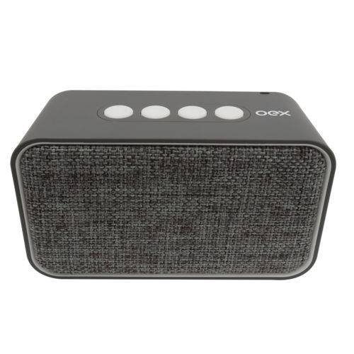 Caixa de Som Bluetooth Oex Speaker Weave Sk407 - Cinza
