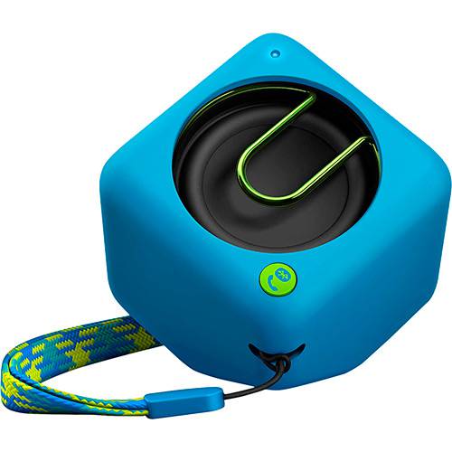 Caixa de Som Bluetooth Philips BT1300A/00 Azul 2W Entrada Auxiliar Microfone