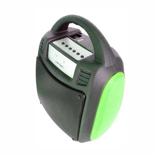 Caixa de Som Bluetooth Portátil Verde Lendex Ldcst30b