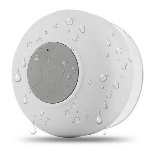 Caixa de Som Bluetooth Sem Fio Aprova D' Água - R+ Branco
