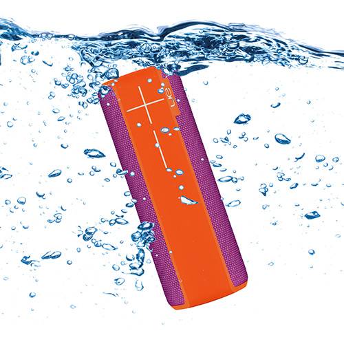 Caixa de Som Bluetooth UE Boom 2 Laranja/Violeta à Prova D' Água