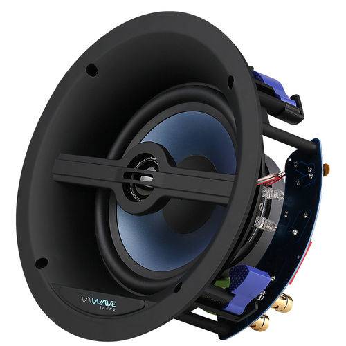 Caixa de Som de Embutir Wave Sound Wsr120 Tela Slim Quadrada 6,5" 120w