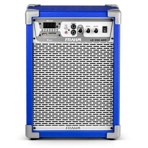 Caixa de Som Frahm LC 350 APP Amplificada Multiuso USB, SD e Bluetooth - 80 Watts RMS - Azul