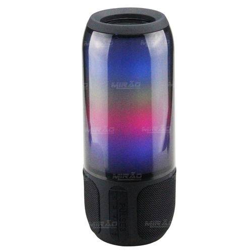 Caixa de Som Grande Portátil Box 20W RMS Bluetooth Show de Luzes LED - Pulse 3 - P3