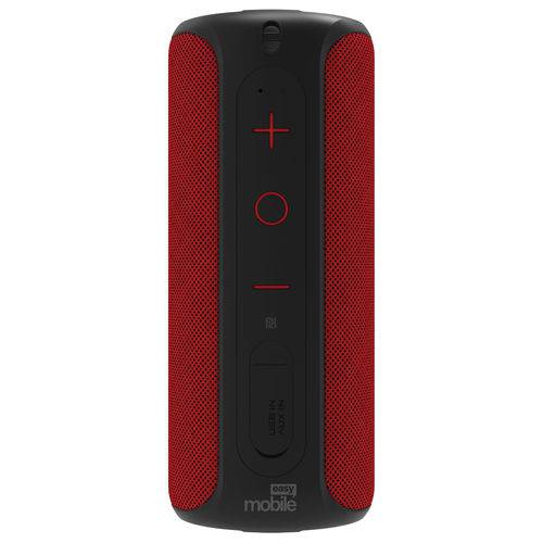 Caixa de Som Joy Box Portatil Bluetooth 12w Resistente à Água (ipx7) Alta Fidelidade com Projeção Sonora 360 Red - Easy