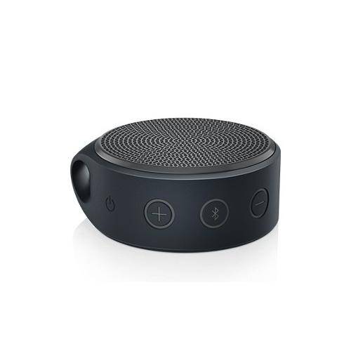 Caixa de Som Logitech X100 Speaker Bluetooth - Preto e Cinza