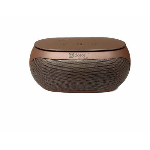 Caixa de Som Mini Speaker Dc-s080 - Dourado