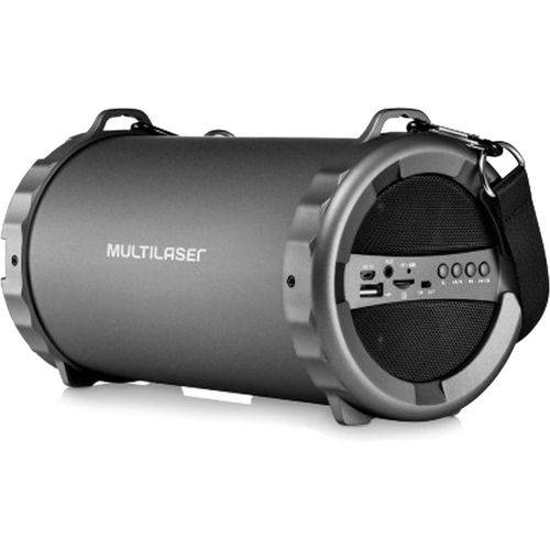 Caixa de Som Multilaser Bazooka Usb/sd/fm/bt 20w com Bateria Interna Sp233