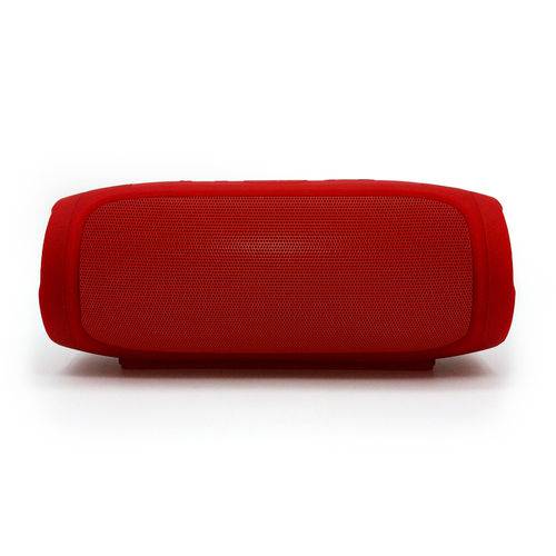 Caixa de Som Portátil Bluetooth Stereo Vermelha
