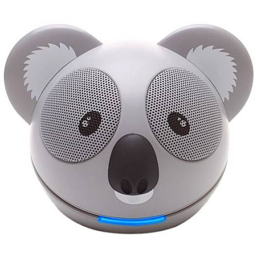 Caixa de Som Portátil Mini Koala Speaker Cinza MaxPrint