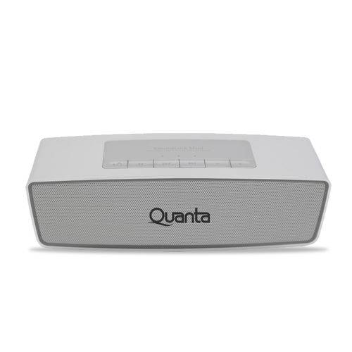 Caixa de Som Quanta Portatil Qtspb40 Bluetooth 2x3w Fm Sd Usb Mp3 Aux-prata