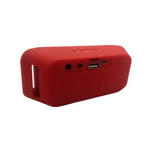 Caixa de Som Speaker Bluetooth K815 Vermelha