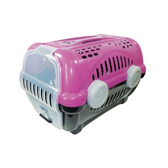 Caixa de Transporte Furacão Pet Luxo Nº2 - Rosa