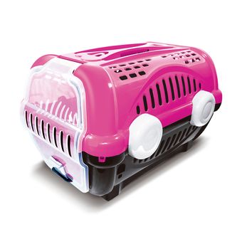 Caixa de Transporte Furacão Pet Luxo Nº3 - Rosa