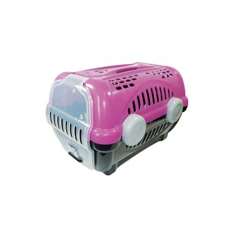 Caixa de Transporte Furacão Pet Luxo Nº1 - Rosa