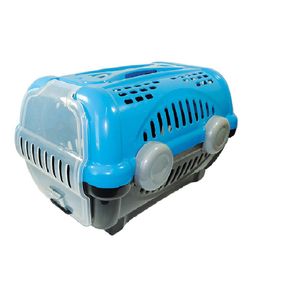 Caixa de Transporte Furacão Pet Luxo - Tamanho 3 Azul