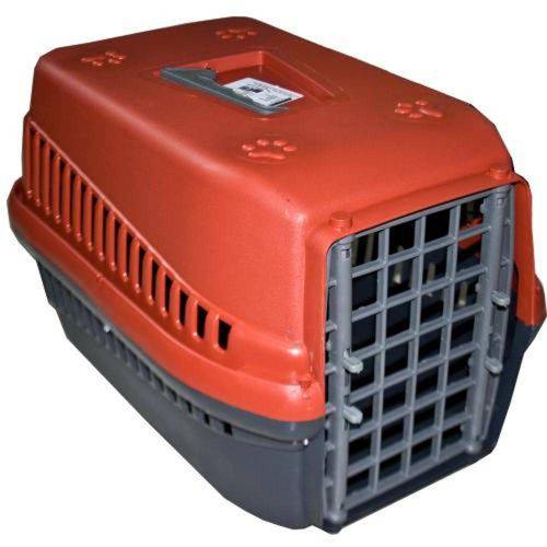 Caixa de Transporte MEC para Cães e Gatos Vermelho N.1