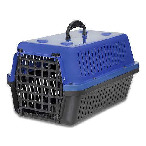 Caixa de Transporte para Cães e Gatos Azul N 1