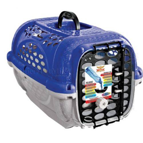 Caixa de Transporte para Cães e Gatos Panther N°4 - Azul