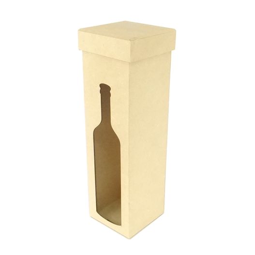 Caixa de Vinho Laser Modelo Garrafa