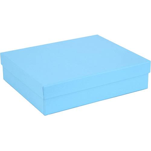 Caixa Decorativa de Presente M Azul Turquesa - Joy Paper