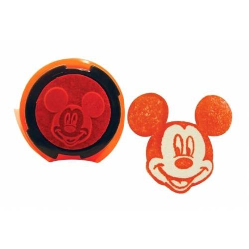Caixa Display com 12 Carimbos e Adesivos dos Personagens: Mickey e Minnie