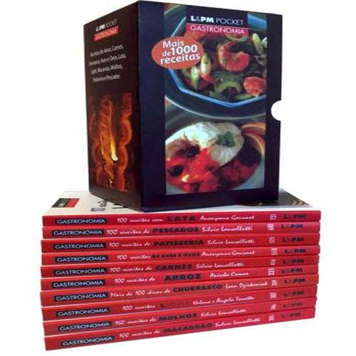 Caixa Especial Gastronomia - 10 Vols