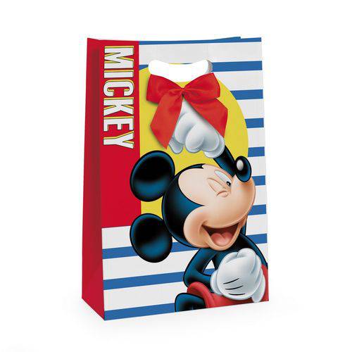Caixa Flex C/fita P/presente Mickey Disney 18x7,5 Cm C/10