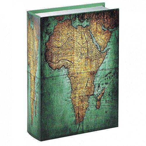 Caixa Livro Mapa Africa G 4340 30x21,5x7,5cm Mart