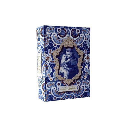 Caixa Livro Royal Santo Antonio 15x24x5cm 27185 Tvs