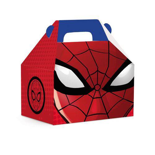 Caixa Maleta Kids Surpresa Homem Aranha Marvel C/10