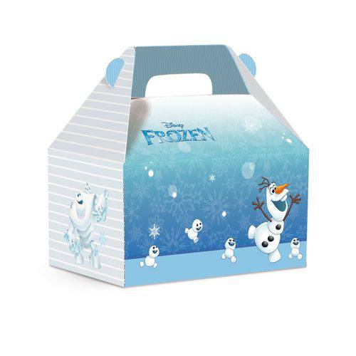 Caixa Maleta Kids Surpresa Olaf Frozen Disney 15X10Cm C/10