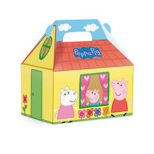 Caixa Maleta Kids Surpresa Peppa Pig e Turma 9X6Cm C/10