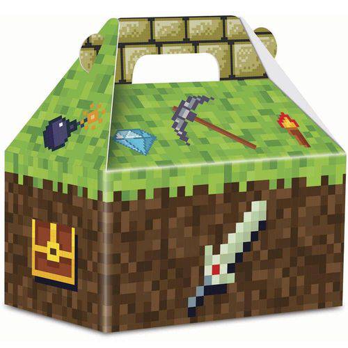Caixa Maleta Minecraft 08 Unidades Junco