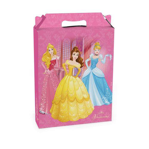 Caixa Maleta P/presente Princesas Disney C/10