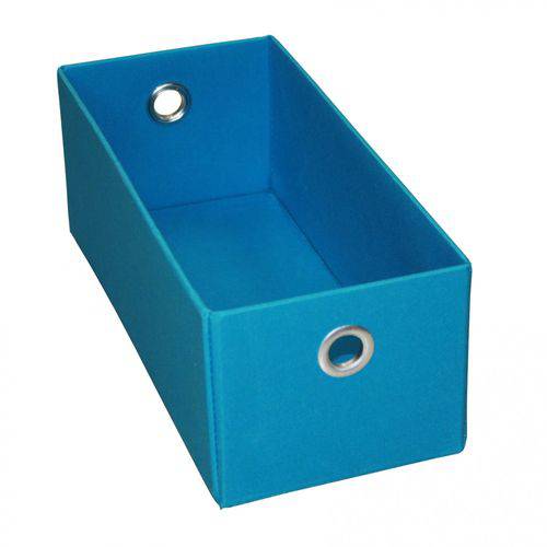 Caixa Organizadora 12,5cmx15cm Acasa Móveis Azul